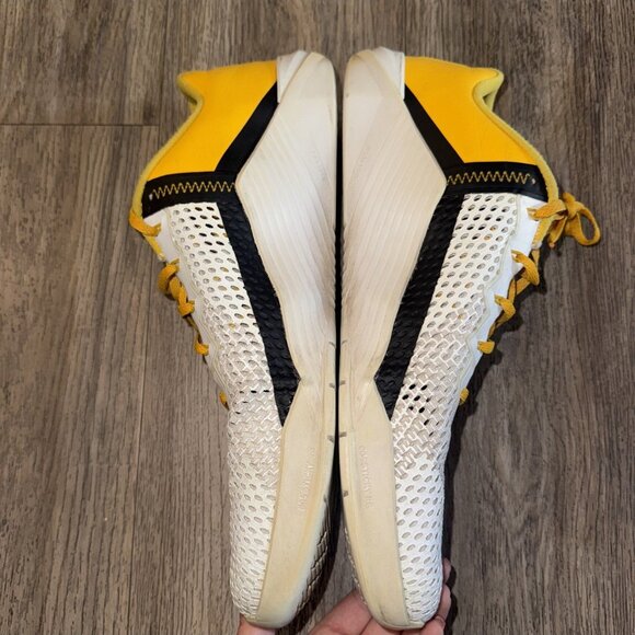 Custom Nike By You ID Metcon 6 White Yellow DA2894-991 Mens Size 15 - Picture 3 of 9